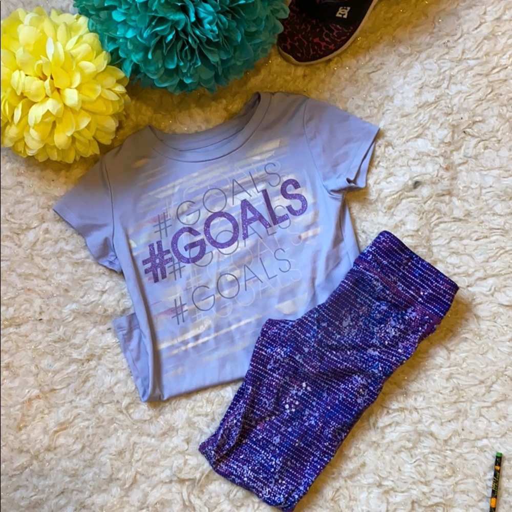 Girls athletic outfit